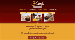 Desktop Screenshot of 3chefsandachicken.com